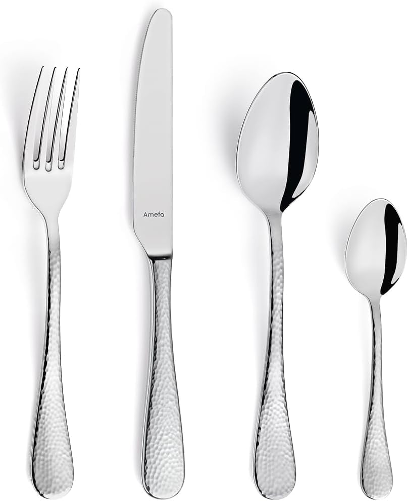 Set posate Amefa Sierra 6 persone | Cucina in Acciaio Inossidabile 18/10 in 24 Parti Naty Shop 24-Teilig / 6 Personen