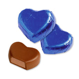 Günthart 150 Cuori Di Cioccolato Blu Ripieni Di Torrone | Pinguini con Crema di Torrone | Cuori di pinguino di cioccolato blu | Concorso | Cuori Di Cioccolato Blu | Pinguino (1,2 kg)