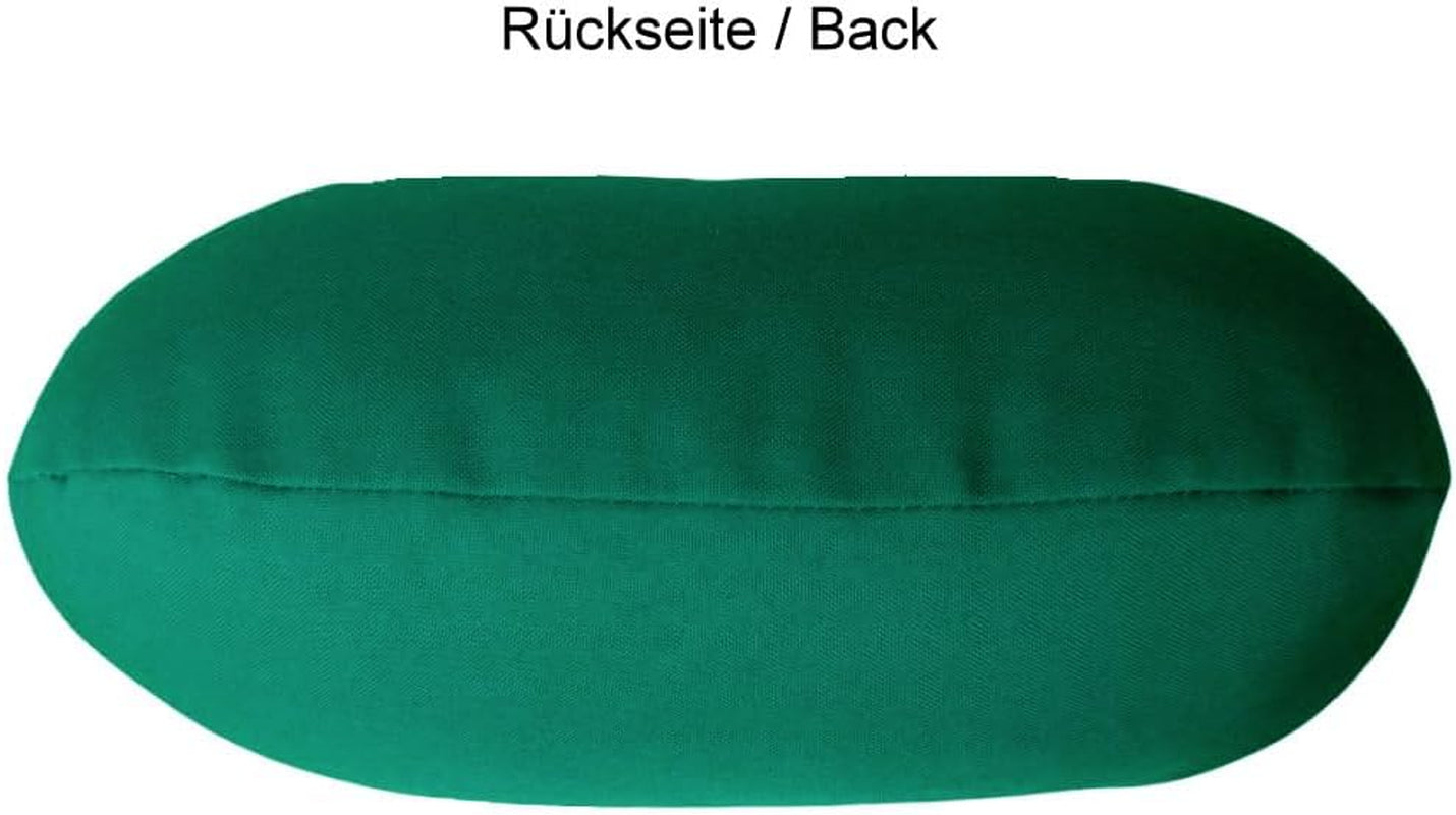 Lemos Home Cuscino per il collo con imbottitura in microfibra, cuscino di supporto per il collo, comodo cuscino da viaggio per aereo, auto, ufficio, ideale per campeggio, vacanze e gadget da viaggio (verde menta)