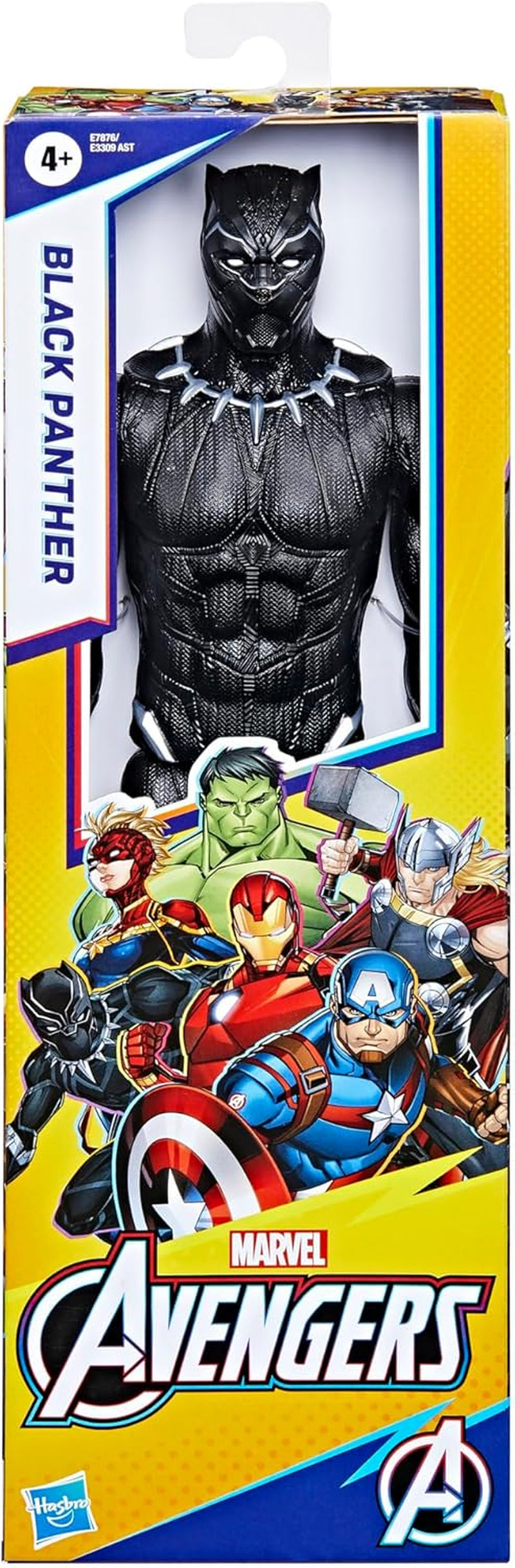 Marvel Avengers Titan Hero Series Black Panther, Action Figure alta 30 cm Action figures Naty Shop