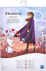 Disney Frozen 2 Frozen Anna Music, bambola cantante in vestito viola, giocattolo da 3 anni in su, 57237830, multicolore