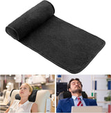 Cuscino per il collo per chaise lounge Cuscino per la testa in peluche Cuscino regolabile per il collo Cuscino per il collo del divano in pile antiscivolo per la casa da viaggio Chaise lounge Divano Poltrona (Nero)
