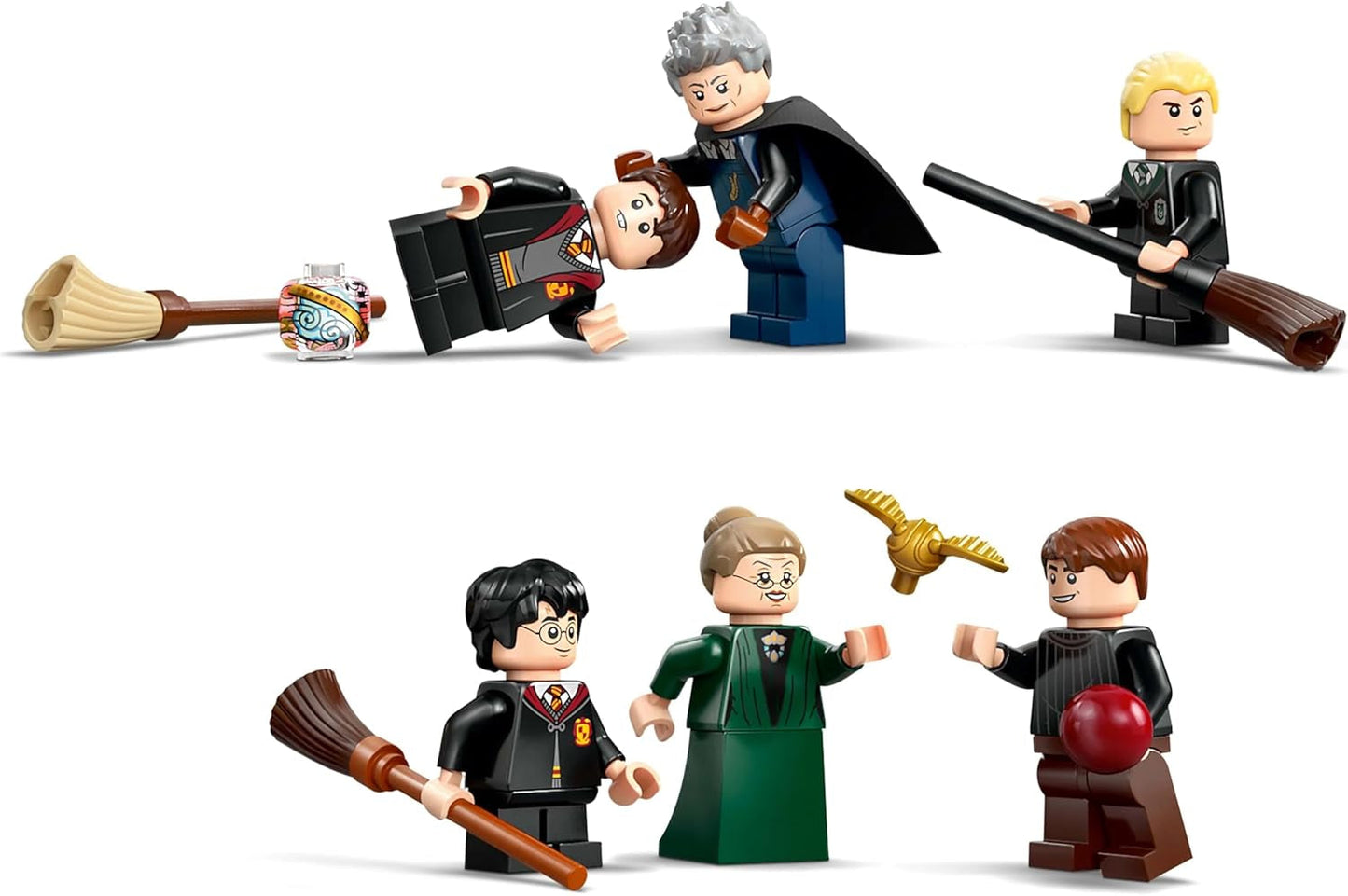 Castello di Hogwarts LEGO Harry Potter: Lezioni di volo Adventure Playset con 6 minifigure da collezione, tra cui Draco Malfoy e la Professoressa McGonagall, Set di giochi di ruolo per ragazzi e ragazze di 9 anni 76447 Set di costruzione Besuche den LEGO-Store