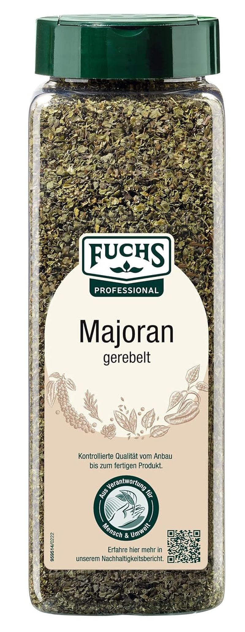 - Maggiorana gerebelt | Mit praktischem Streuaufsatz | Zum Verfeinern von Bohnen- und Linseneintöpfen | 80 g nel grande sforzo