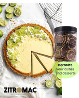 90g fette di limone essiccate|frutta secca per decorazione cocktail|limone essiccato come decorazione per Natale, dolci, bevande, gin, vin brulè, tè|limoni 100% di qualità naturale senza zucchero Naty Shop Prodotti disidratati