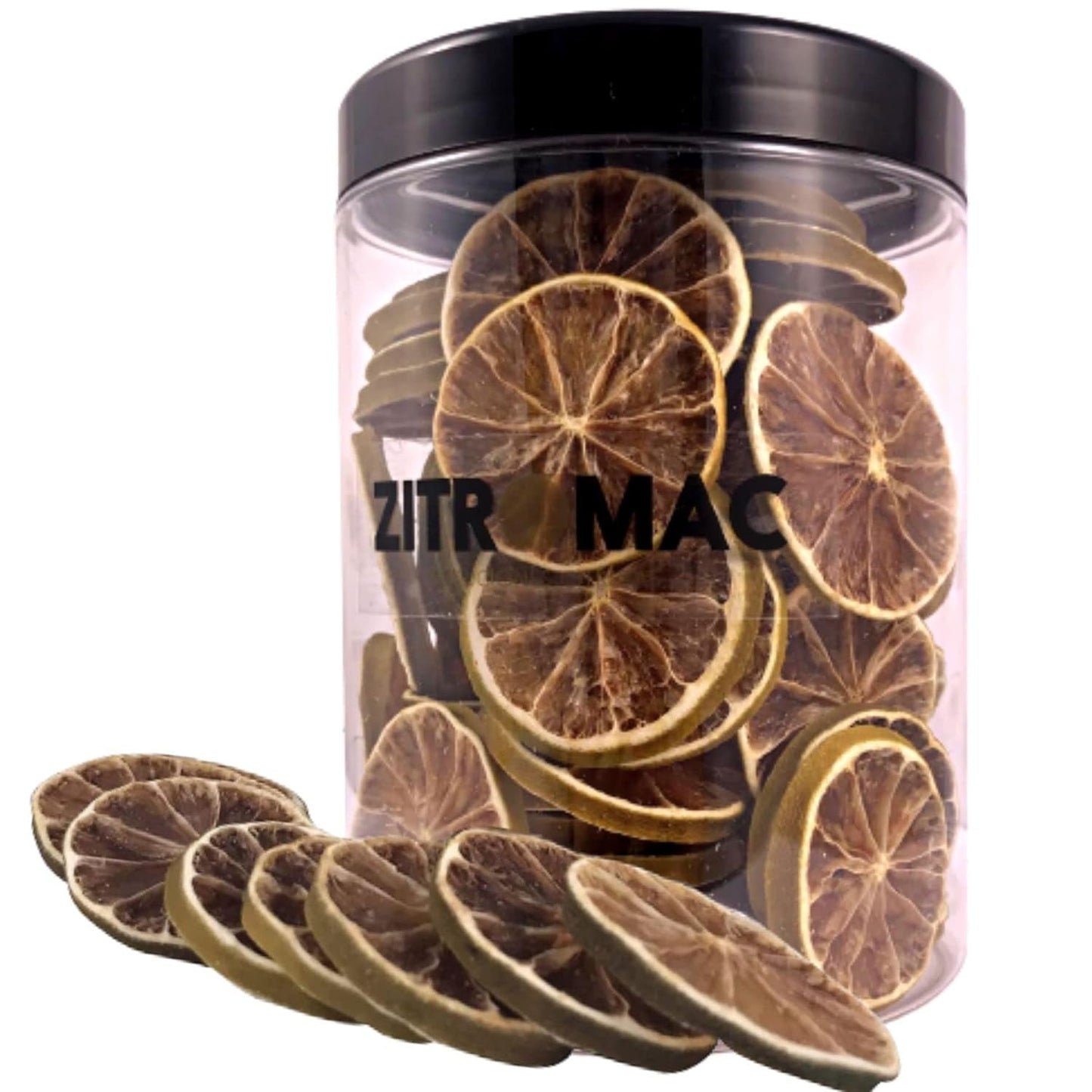 90 g di fette di limone essiccate|frutta secca per decorazione cocktail|limone essiccato come decorazione per Natale, dolci, bevande, gin, vin brulè, tè|limoni di qualità naturale al 100% senza zucchero Naty Shop prodotti disidratati 90,0 grammi
