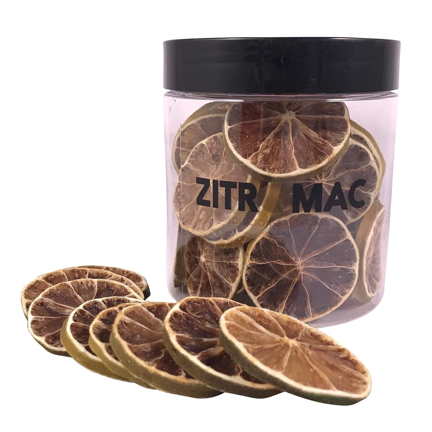 90 g di fette di limone essiccate|frutta secca per decorazione cocktail|limone essiccato come decorazione per Natale, dolci, bevande, gin, vin brulè, tè|limoni 100% di qualità naturale senza zucchero Naty Shop Prodotti disidratati 45,0 grammi