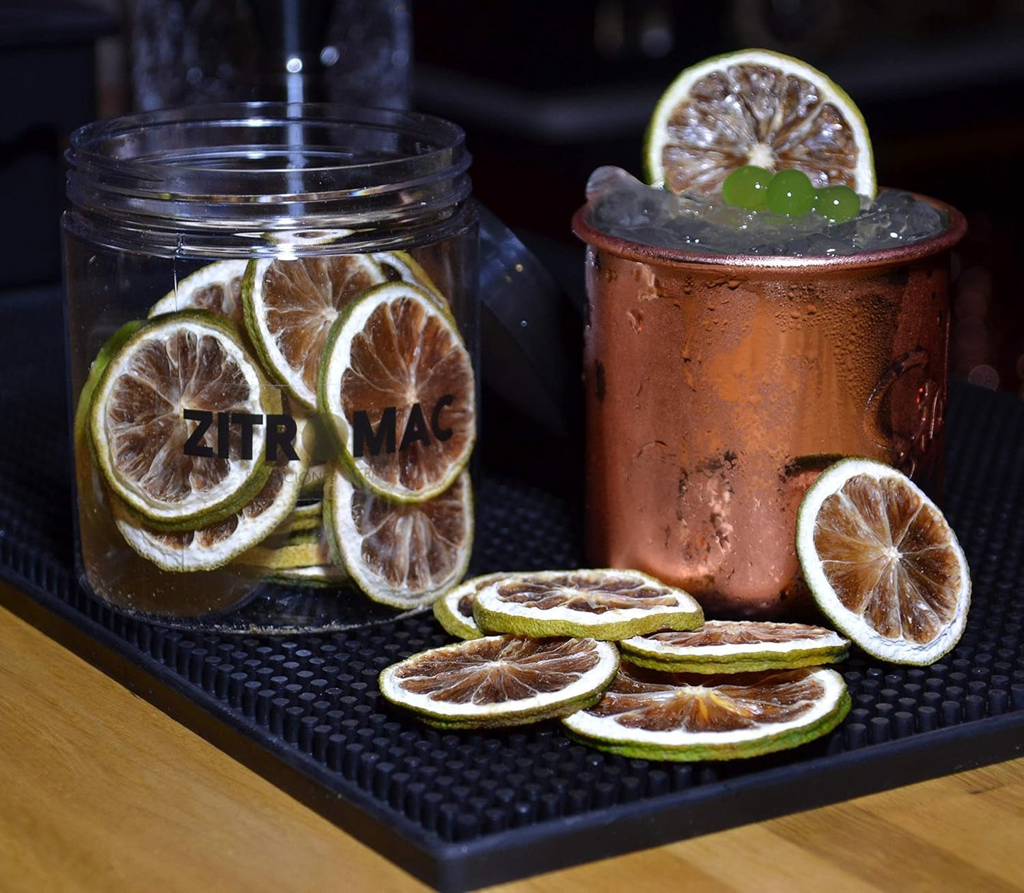 90g Lime essiccato per cocktail. Frutta Secca Senza Zucchero per Cocktail, Decorazioni, Vin Brulè, Natale, Drink, Tè Fette Di Lime Secco 100% Naturale Prodotti Disidratati Naty Shop