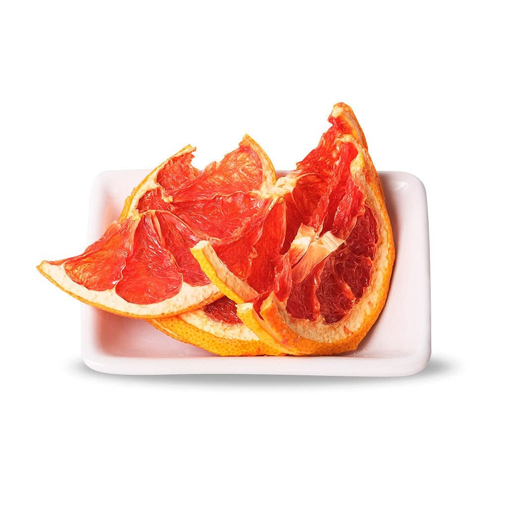 Pompelmo Secco per Cocktail 90gr - Frutta secca senza zucchero per cocktail, decorazioni, pasticceria, Natale, bevande - 100% Naturale Fette secche senza additivi Prodotti disidratati Naty Shop