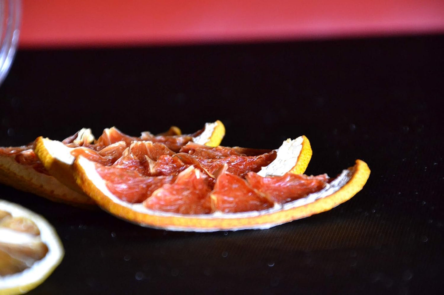 Pompelmo Secco per Cocktail 90gr - Frutta secca senza zucchero per cocktail, decorazioni, pasticceria, Natale, bevande - 100% Naturale Fette secche senza additivi Prodotti disidratati Naty Shop
