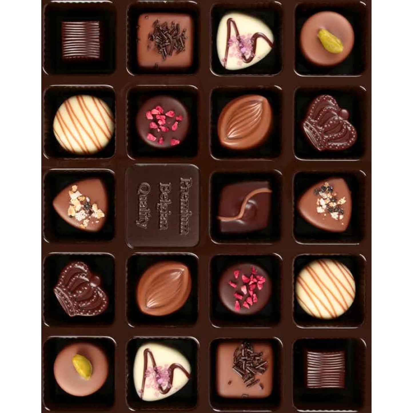 Cioccolatini di lusso belgi Limar: 19 prelibatezze individuali - realizzate in stile tradizionale