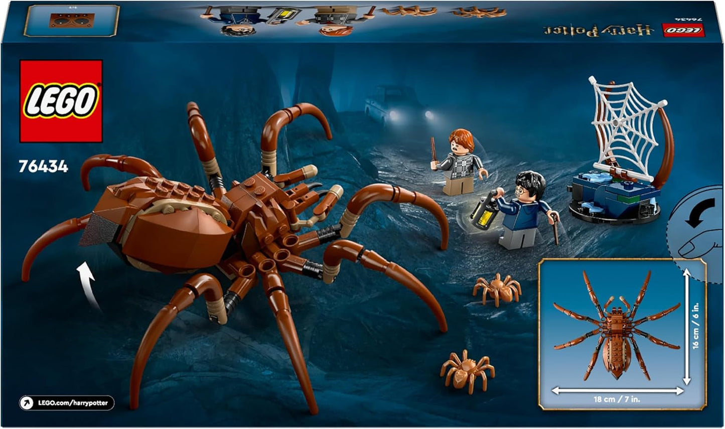 LEGO Harry Potter Aragog nella Foresta Proibita, Playset Spider Fantasy, Creatura mitica, 2 minifigure, Regalo magico per ragazzi, ragazze e fan dai 7 anni in su 76434 Set da costruzione Besuche den LEGO-Store