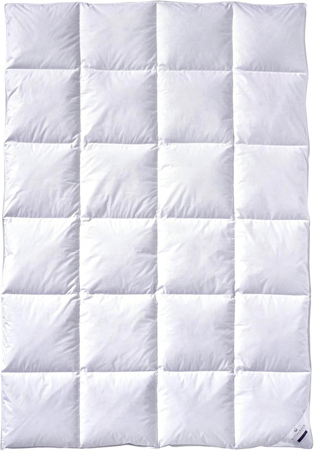 Piumino Billerbeck Martina® - Piumino 135 X 200 Cm - Piumino per tutte le stagioni - Adatto per chi soffre di allergie - 90% piumino d'oca, 10% piume d'oca - Bianco Naty Shop Trapunte e Trapunte Medio (M) 135 X 200 Cm
