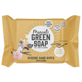 Salviette umidificate per mani Marcel's Green Soap, confezione da 60 - Vaniglia e fiori di ciliegio - A base vegetale - Biologiche