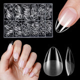 Unghie Artificiali Corte 500 Pezzi Punte Per Unghie In Gel Morbido Con Copertura Completa Per Unghie In Gel 12 Misure Punte Per Unghie Prelucidate Per Unghie In Gel Unghie Artificiali Corte Estensioni Per Unghie A Bara Con Scatola