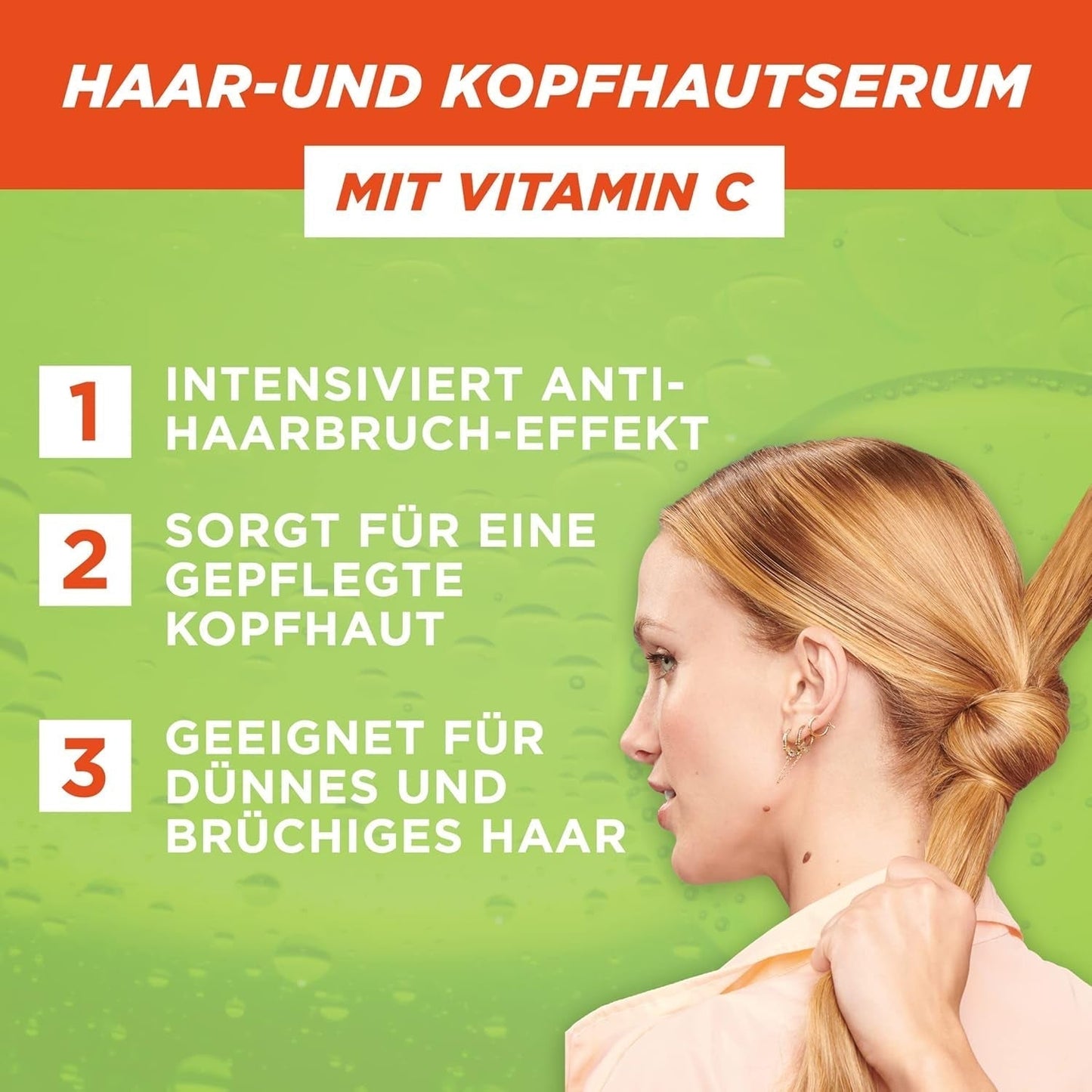 Garnier siero rinforzante per capelli e cuoio capelluto diradati efficace contro la caduta dei capelli 2 x 125 ml Garnier Hair Care