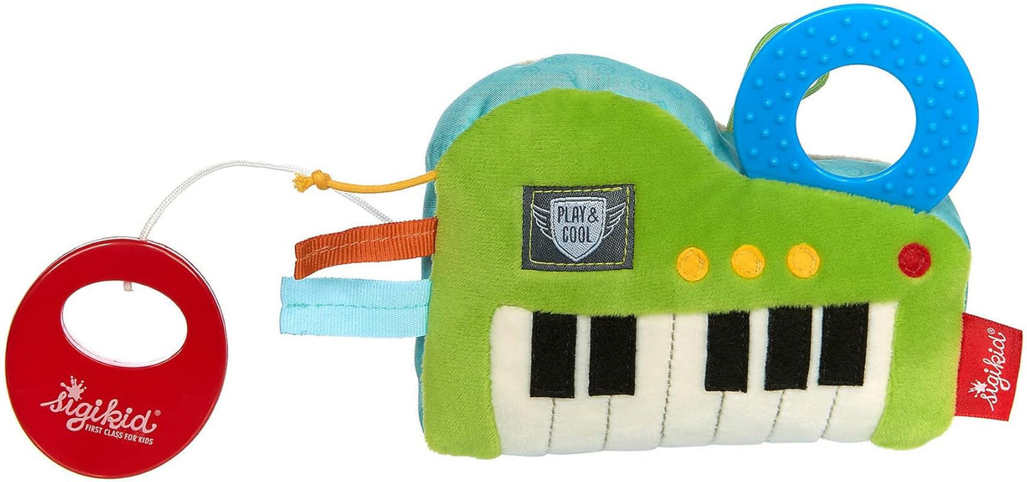 SIGIKID 42659 Carillon Tastiera Per Elise Play & Cool giocattolo per bambine e bambini consigliato dalla nascita verde/blu Giocattoli Bebe Naty Shop Verde/blu