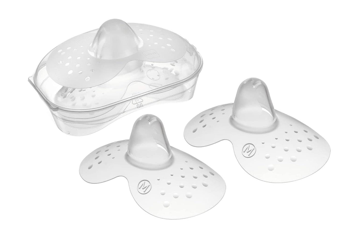 MAMMA | Copriseno - Set 2 coppette assorbilatte in silicone (taglia L, 23mm) Accessori Alimentazione e Allattamento Bebe Naty Shop 2 pezzi (confezione da 1)