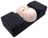 Whiteswan Estensione delle ciglia Supporto ergonomico in memory foam curvo Cuscino da soggiorno Ciglia per collo Cuscino per trucco di bellezza Cuscino per dormire Supporto per collo Cuscini ortopedici cervicali Naty Shop