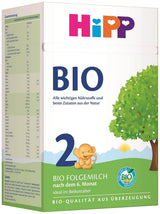 HiPP 2 Latte di proseguimento biologico (4 x 600 g), dopo 6 mesi, con Omega-3 (DHA, ALA), calcio e amido biologico di facile preparazione, della migliore qualità biologica