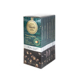 Venchi - Confezione da 6 tavolette di cioccolato fondente con nocciole, 600g - Senza zuccheri aggiunti - Senza dolcificanti artificiali - Senza glutine - Vegan - Idea regalo