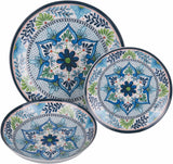 Servizio da tavola in porcellana 18 pezzi, 6 diversi set di piatti, Andalusia