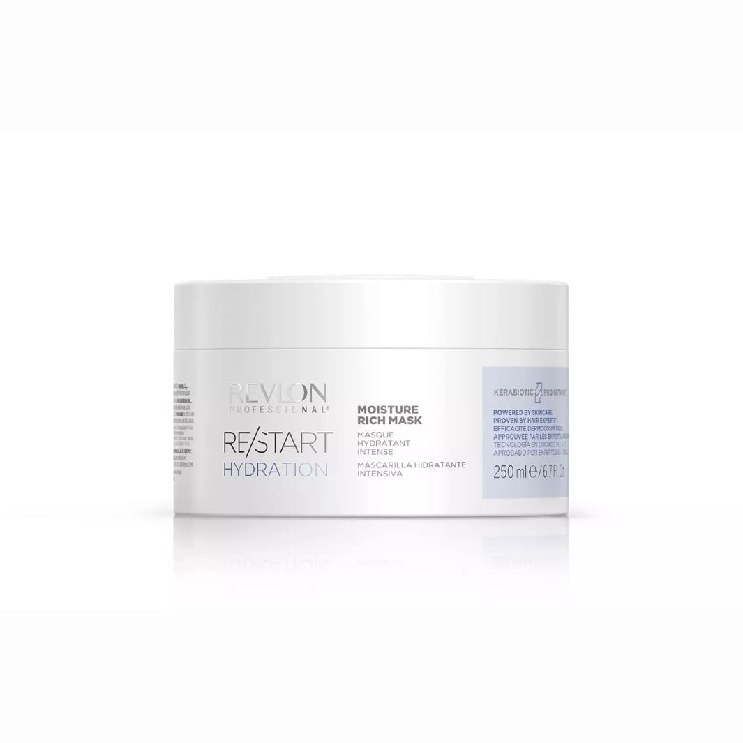 RE/START Hydration Moisture Rich Mask 250ml Maschera idratante per capelli per capelli secchi Maschera Rich Care a lunga durata Maschera rigenerante anti-crespo per capelli Naty Shop Hair Mask Titolo predefinito