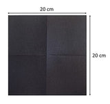 Saten Ser22104961 Cocktail, tovaglioli 20 X 20, 2 strati, piega 1/4, 100 tovaglioli, Punta-Punta, nero