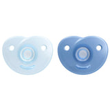 Philips AVENT Soothie - Succhietto senza BPA per bambini da 0 a 6 mesi, blu/azzurro (modello SCF099/21)