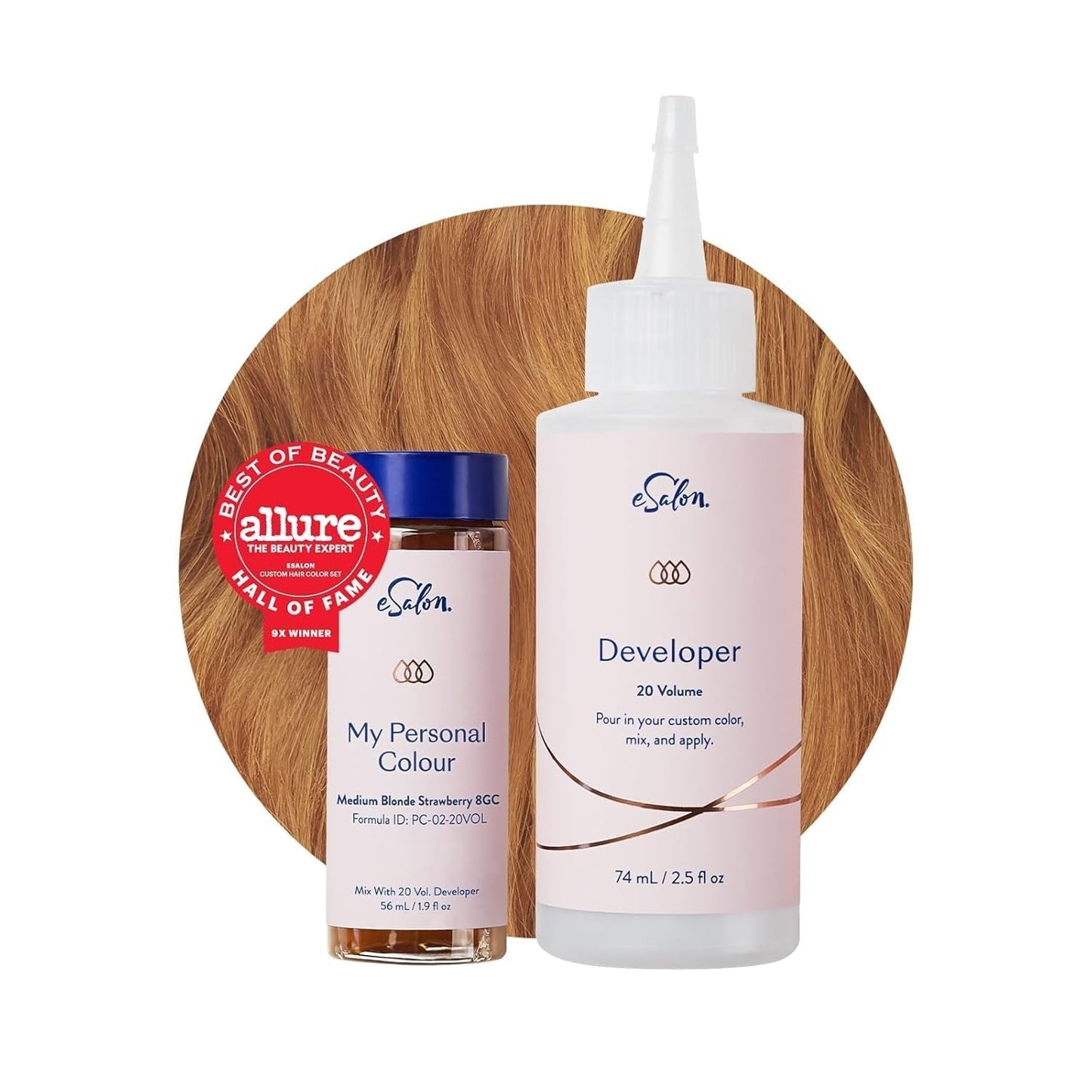 Set Colore Permanente Per Capelli Copertura Del Grigio Al 100% Colorazione Domestica 0% Ammoniaca Tinture Per Capelli Tinture Per Capelli Multidimensionali Tinture Per Capelli Professionali Naty Shop Tintura Per Capelli Biondo Medio Fragola 8Gc