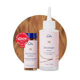 Set Colore Permanente Per Capelli Copertura Del Grigio Al 100% Colorazione Domestica 0% Ammoniaca Tinture Per Capelli Tinture Per Capelli Multidimensionali Tinture Per Capelli Professionali Naty Shop Tintura Per Capelli Biondo Medio Fragola 8Gc