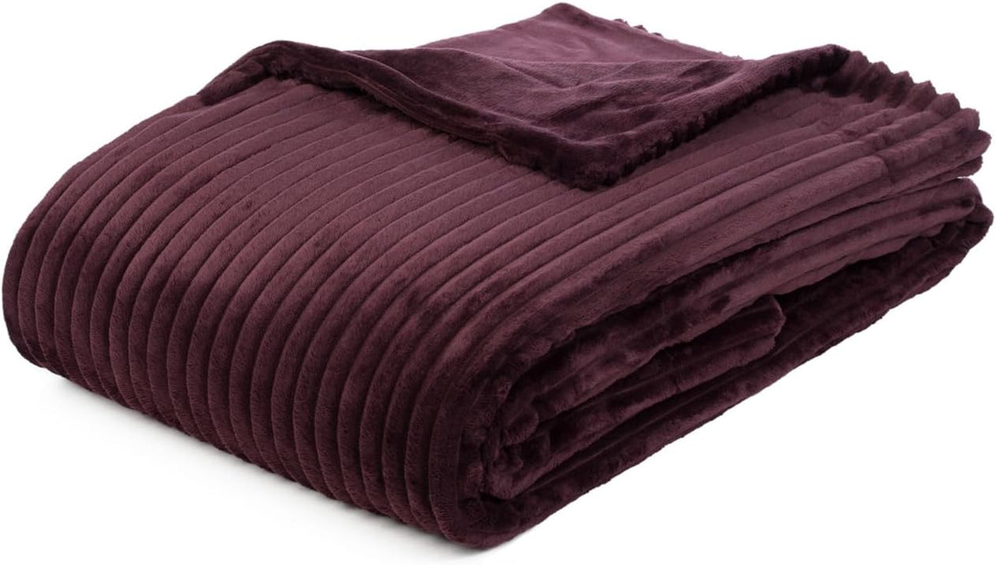 Gözze - Coperta comoda e morbida con effetto velluto a coste, 1620 g/pezzo, 150 X 200 cm - cannella Letti e coperte Besuche den Gözze-Store Mure