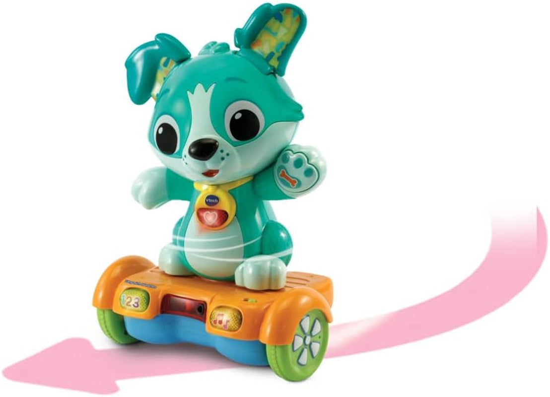 Vtech Baby Catch Me Puppy - Il cucciolo hoverboard motorizzato incoraggia il movimento - Con orecchie mobili, canzoni, suoni e contenuti didattici - Per bambini dai 12 ai 36 mesi Bebe Toys Naty Shop