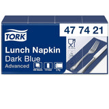Tork Linstyle 509542 Tovaglioli da cocktail neri, piega 1/4, 1 velo, 23,8 x 23,8 cm, 1 x 100 tovaglioli