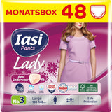 LADY Pants 48 Pantaloni Monouso per Incontinenza Urinaria Assorbente Taglie Forti S da Donna 48 Pz