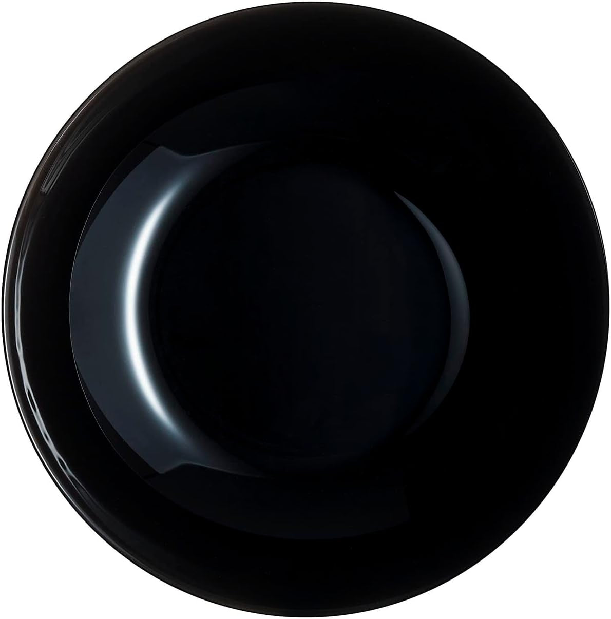 Arcopal Zelie servizio stoviglie in vetro nero, 12 pezzi, 4 posti, nero