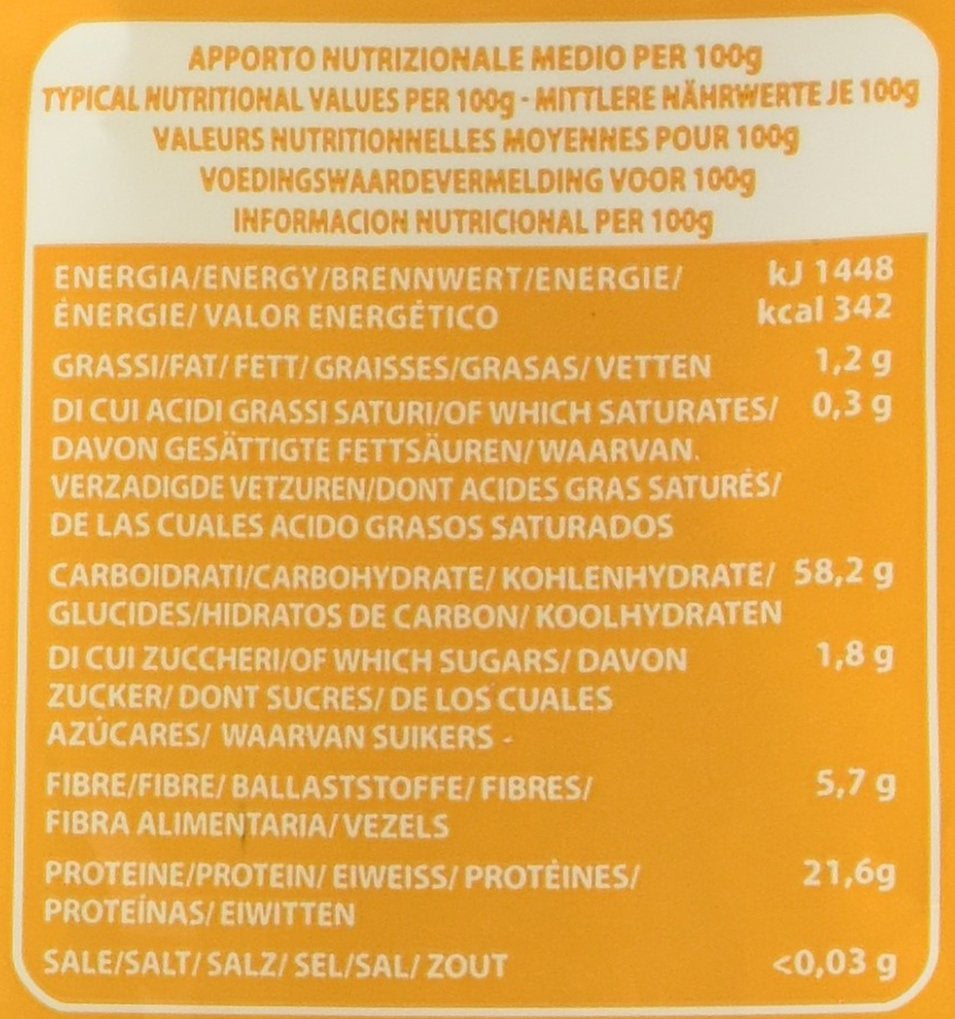 Penne Di Lenticchie Gialle, Confezione da 12 (12 x 250g)