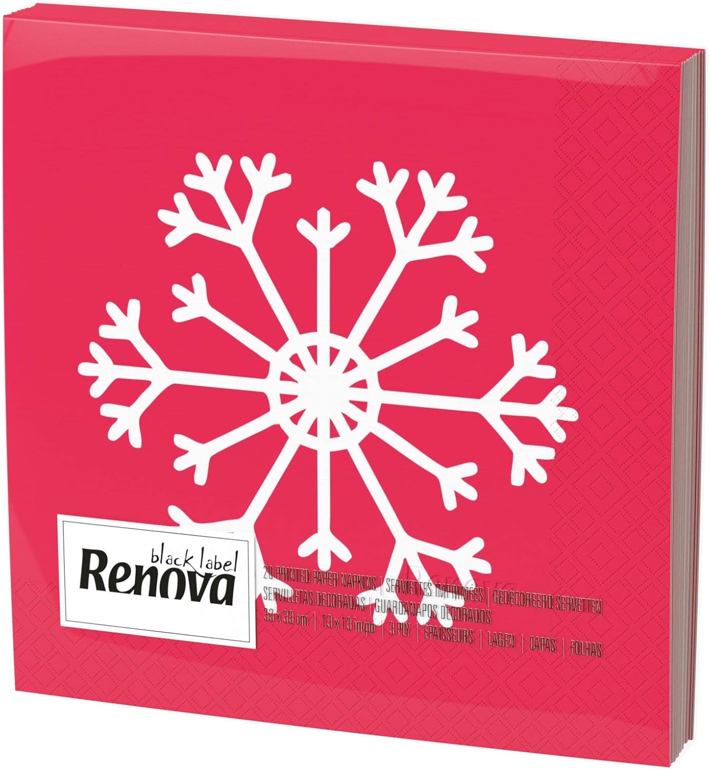 Tovaglioli di carta Renova, Natale, 20 pezzi, 110 G