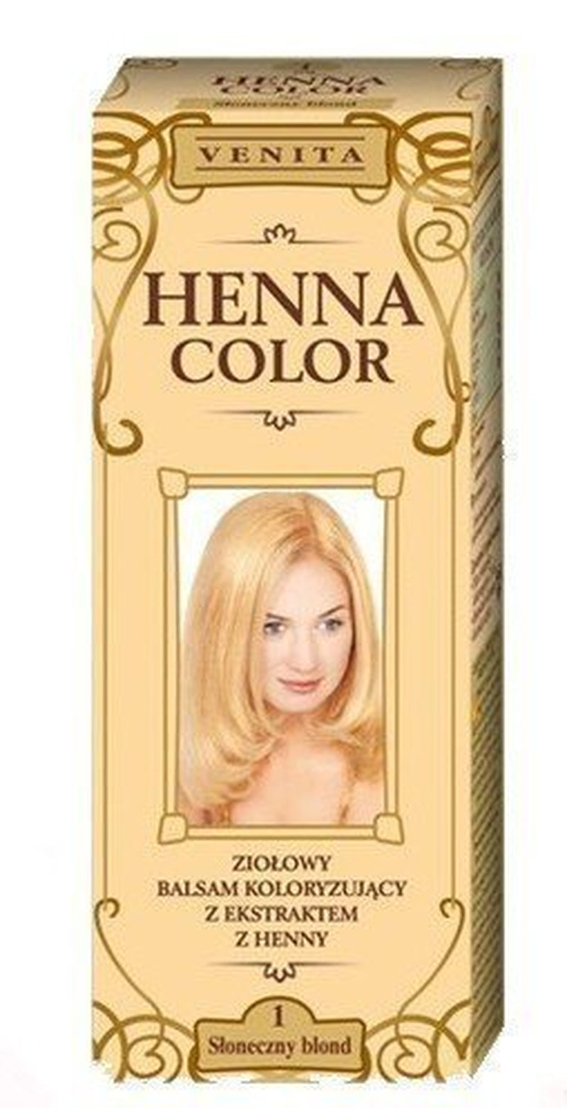 Hennè Color 111 Balsamo Naturale per Capelli Biondi Tinta per Capelli Effetto Colorante Naturale per Capelli Hennè Eco Tintura per Capelli Naty Shop Biondo Chiaro 75 Ml (1 Confezione)