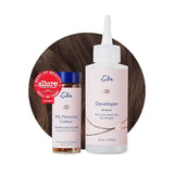Set Colore Permanente Per Capelli Copertura Del Grigio Al 100% Colorazione Domestica 0% Ammoniaca Tinture Per Capelli Tinture Per Capelli Multidimensionali Tinture Per Capelli Professionali Naty Shop Tintura Per Capelli Castano Scuro Cioccolato 4Am