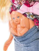 Simba 105734000 - Steffi Love Welcome Baby, Bambola incinta, Con il bambino nella pancia, Accessorio, Bambola da vestire, 29Cm, Per bambini dai 3 anni Bambole Naty Shop