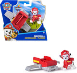 PAW PATROL Chase Action Pup Mini Rescue Airplane Playset con Ali Pieghevoli Giocattolo per Bambini 3 Anni Action Figure Naty Shop Marshall