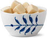 Mega posacenere in porcellana bianco-blu, 10 cl, dipinto a mano, 1017342