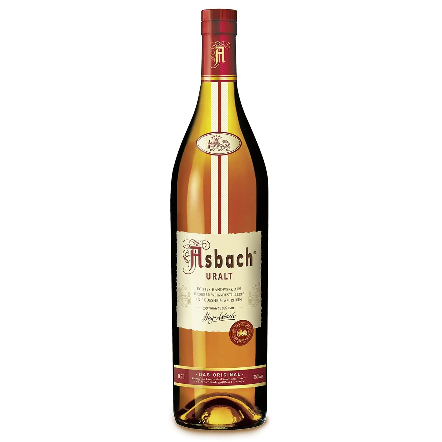 Praline delicate RCP Asbach in bottiglie crostate - 1 x 310 g - Cioccolato fondente con ripieno Asbach