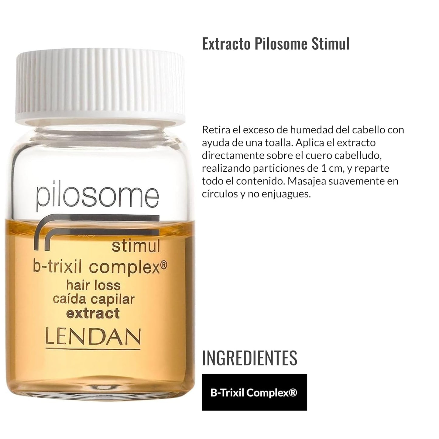 Trattamento contro la caduta dei capelli per donne e uomini, complesso Pilosome Stimul B-Trixil, 12 x 6 ml Pilosome Hair Care