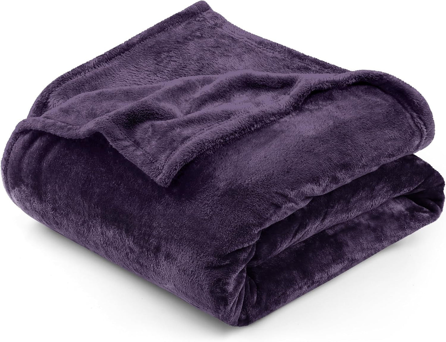 Utopia Bedding Coperta in Pile Accogliente [228X228 Cm, Grigio] Coperta Morbida, Leggera, Calda e Soffice Coperta Comoda e Traspirante per Letto Divano Letti e Coperte Besuche den Utopia Bedding-Store Viola 150X200 Cm