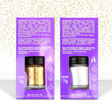 Günthart glitter, polvere, oro e argento, set 2 x 7 grammi Naty Shop