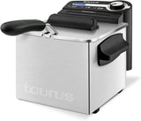 Taurus Professional 2 plus - Friggitrice ad olio, 2 litri, 1700 W, acciaio inox 18/8 Elettrodomestici Naty Shop Filtro 2L