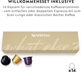 Macchina per caffè espresso a capsule Nespresso EN167.W Citiz, pompa ad alta pressione e controllo della temperatura ideale, senza Aeroccino (montatore per il latte), funzione di risparmio energetico, 1260 W, bianco crema, 37,4 x 11,9 x 25,5 cm