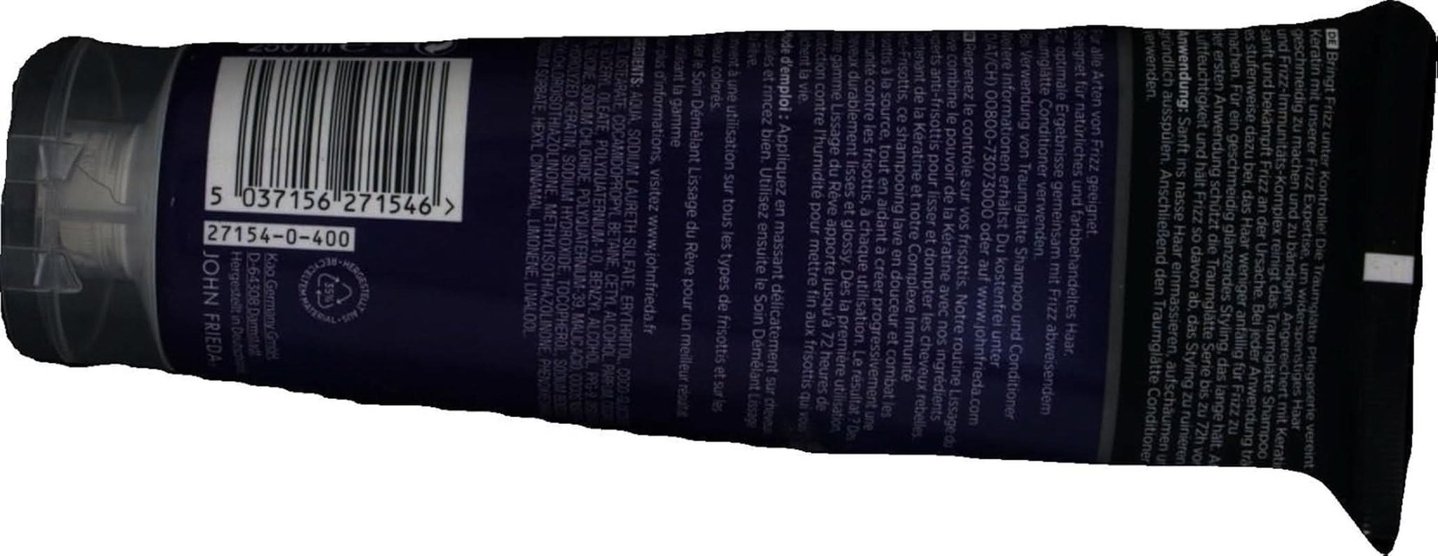 John Frieda - Frizz Ease Dream Shampoo lisciante, 250 ml Doccia e bagno Naty Shop